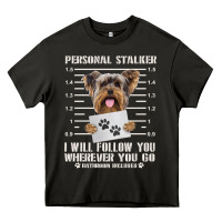 Asphalt funny yorkie personal stalker yorkshire terrier  dog i will follow you Heavy Core Tee - linhVisuals