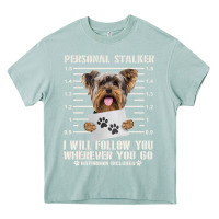 Arona funny yorkie personal stalker yorkshire terrier  dog i will follow you Heavy Core Tee - linhVisuals