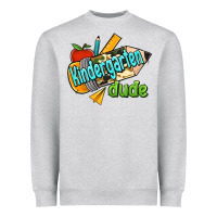 Heather Grey kindergarten grade dude Heavyweight Sweatshirt - RanaPortraitStore
