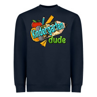 Navy kindergarten grade dude Heavyweight Sweatshirt - RanaPortraitStore