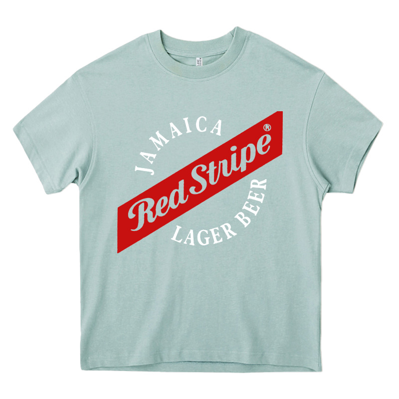 Jamaica Red Stripe Lager Beer Heavy Core Tee by linhVisuals | Teevron
