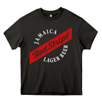 Asphalt jamaica red stripe lager beer Heavy Core Tee - linhVisuals