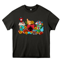 Asphalt Coffee And American Football Coffee Cups Heavy Core Tee - FaDigitalArtStudio