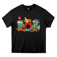 Black Coffee And American Football Coffee Cups Heavy Core Tee - FaDigitalArtStudio