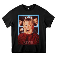 Black home alone kevin Heavy Core Tee - linhVisuals