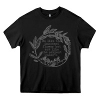 Black Lady Macbeth Shakespeare Quote Heavy Core Tee - linhVisuals