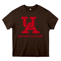 Chocolate Brown ursuline academy Heavy Core Tee - linhVisuals