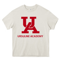 Cream ursuline academy Heavy Core Tee - linhVisuals