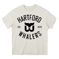 Cream hartford ice hockey 1979 Heavy Core Tee - linhVisuals