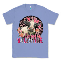 Colony Blue Be my Valentine Holstein Cow Valentine's Day Classic Tee - FaDigitalArtStudio