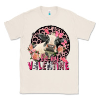 Natural Be my Valentine Holstein Cow Valentine's Day Classic Tee - FaDigitalArtStudio