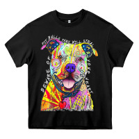 Black pitbull t  shirt beware of pitbulls they will steal your heart t  shir Heavy Core Tee - linhVisuals