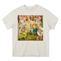 Cream Mark Ryden - The Magic Sircus Heavy Core Tee - linhVisuals