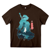 Chocolate Brown Nier Automata Heavy Core Tee - linhVisuals