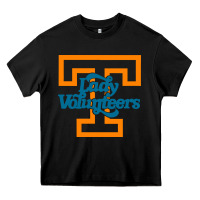 Black tennessee lady volunteers Heavy Core Tee - linhVisuals