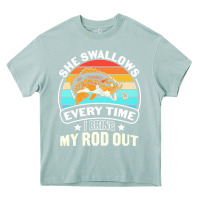Arona she swallows every time i bring my rod t  shirt she swallows every tim Heavy Core Tee - linhVisuals