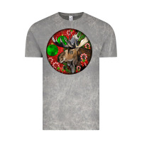 Cloud Rock moose buck deer christmas Vintage Tee - LillyAllenDesigns