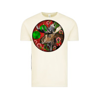 Vintage Arctic moose buck deer christmas Vintage Tee - LillyAllenDesigns