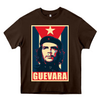 Chocolate Brown guevara Heavy Core Tee - linhVisuals