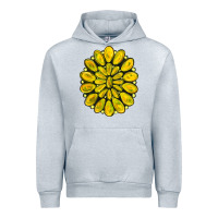 Heather Grey yellow  gemstone jewelny Urban Hoodie - RanaPortraitStore