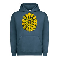 Pigment Midnight Navy yellow  gemstone jewelny Urban Hoodie - RanaPortraitStore
