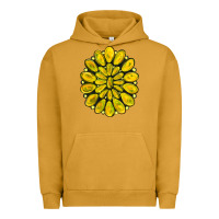 Pigment Peanut Butter yellow  gemstone jewelny Urban Hoodie - RanaPortraitStore