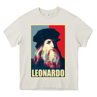 Cream leonardo Heavy Core Tee - linhVisuals