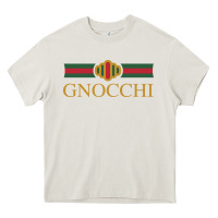 Cream Gnocchi Classic Fashion Parody Pasta Noodles Italian Heavy Core Tee - linhVisuals