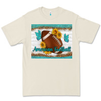 Bone american football and butterfly mousepad Premium Tee - BundleAndBundleShop