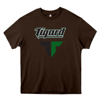 Chocolate Brown tigard high school Heavy Core Tee - linhVisuals