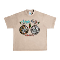 French Oak Jingle Bell Rockin Urban Heavy Tee - CowhideDigitalArt