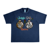Navy Jingle Bell Rockin Urban Heavy Tee - CowhideDigitalArt