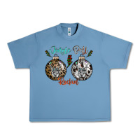 Pebble Blue Jingle Bell Rockin Urban Heavy Tee - CowhideDigitalArt
