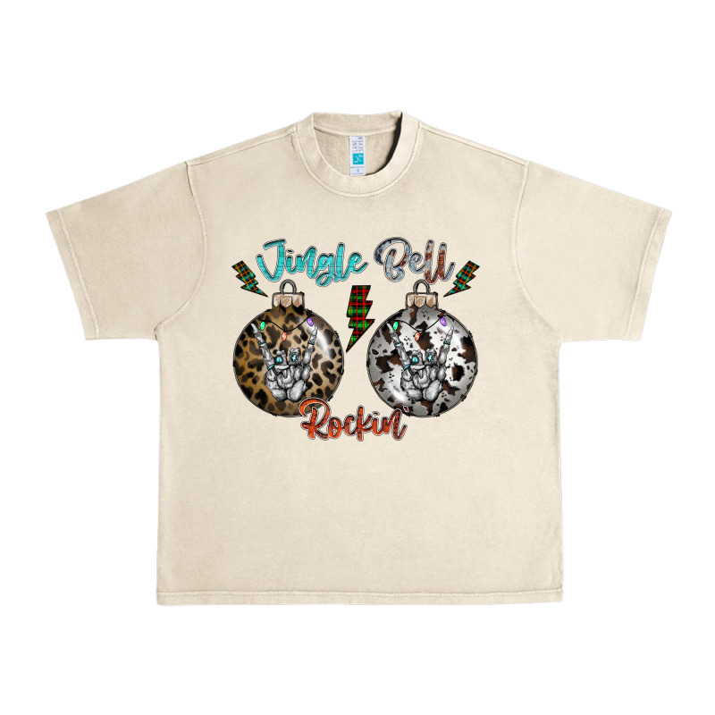 Jingle Bell Rockin Urban Heavy Tee by CowhideDigitalArt | Teevron