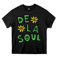 Black original de la soul music Heavy Core Tee - linhVisuals