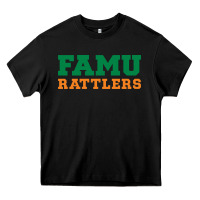 Black FAMU RATTLERS Heavy Core Tee - linhVisuals