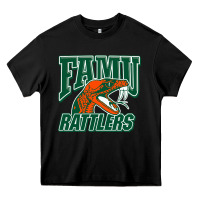 Black FAMU RATTLERS Heavy Core Tee - linhVisuals