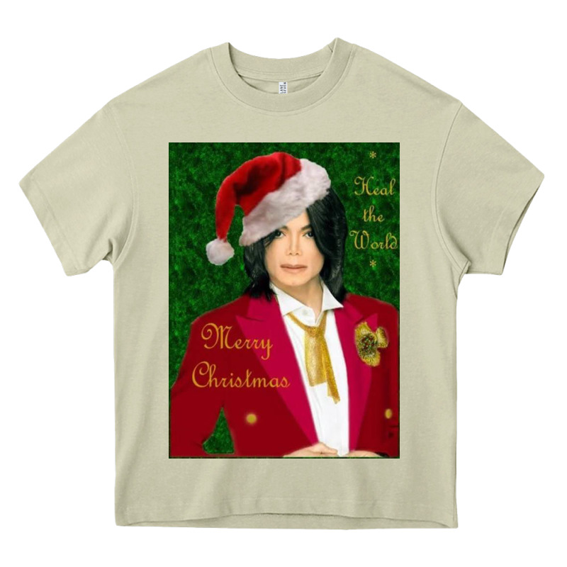 Merry Christmas Heal The World Michael Jackson Heavy Core Tee by linhVisuals | Teevron
