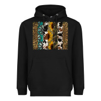 Black Western Brushstroke Heavyweight Hoodie - Jasminsmagicworld