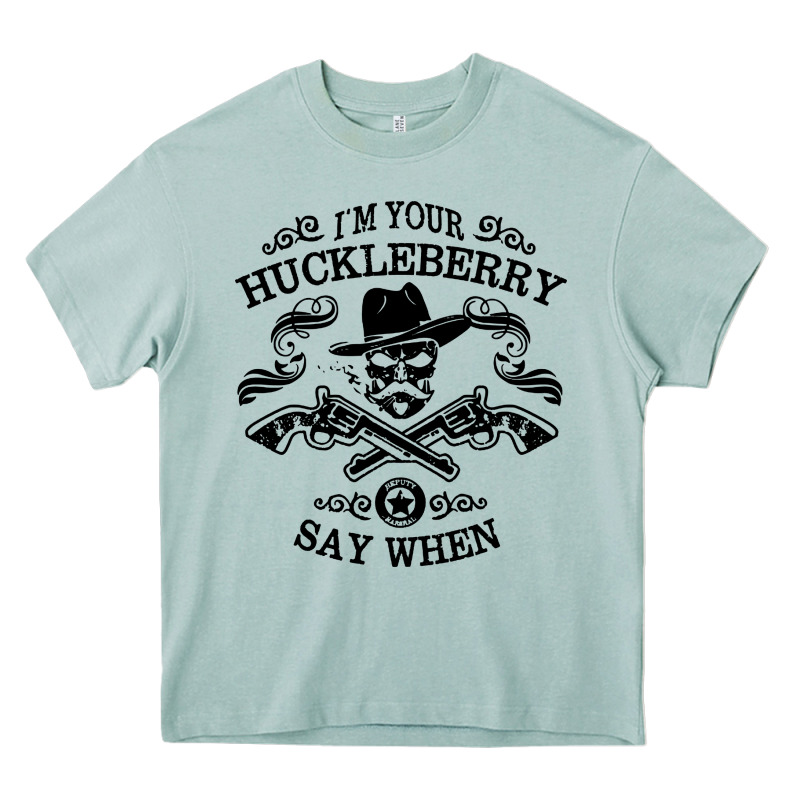 Im Your Huckleberry Heavy Core Tee by linhVisuals | Teevron