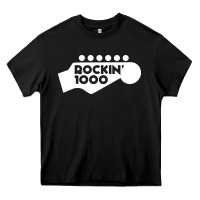 Black rockin 1000 musician Heavy Core Tee - linhVisuals