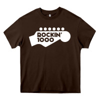 Chocolate Brown rockin 1000 musician Heavy Core Tee - linhVisuals