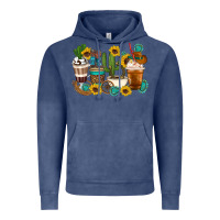 Vintage Denim Coffee cups Vintage Hoodie - Artiststas