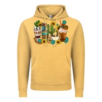 Vintage Mustard Coffee cups Vintage Hoodie - Artiststas