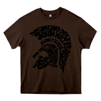Chocolate Brown trojan artist Heavy Core Tee - linhVisuals