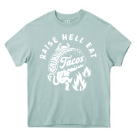 Arona Raise Hell Eat white Heavy Core Tee - linhVisuals