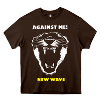 Chocolate Brown against me wave tour 2022 Heavy Core Tee - linhVisuals