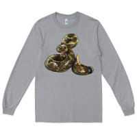 Heather Grey Rattlesnake Long Sleeve Tee - LillyAllenDesigns
