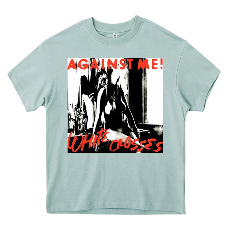 Against Me White Crosses Tour 2022 Heavy Core Tee by linhVisuals | Teevron
