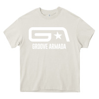Cream GROOVE ARMADA NORTHERN STAR Heavy Core Tee - linhVisuals